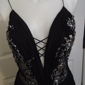 FEMME  Silk Evening Gown